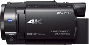 Comprar videocámaras 4k sony handycam fdr-ax33 4kuhd